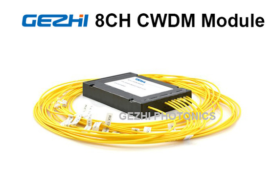 Fiber Optik Amplifikatör için 8 Kanal Simplex Fiber CWDM Modülü 1270 - 1610nm