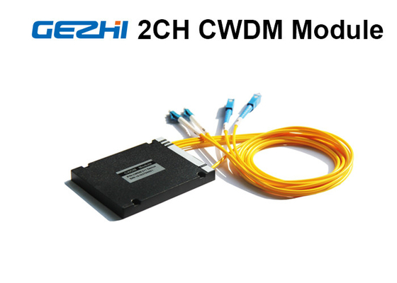 2 Kanal Erişim Ağı CWDM Mux Demux ABS Pigtailed Modülü