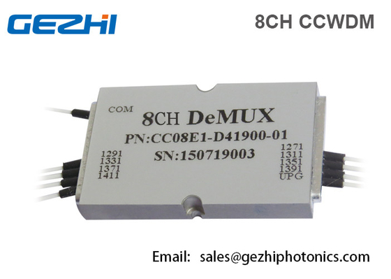 Kompakt Optik Çoklayıcı 8 Kanal Mini Küçük CWDM Mux Demux Modülü