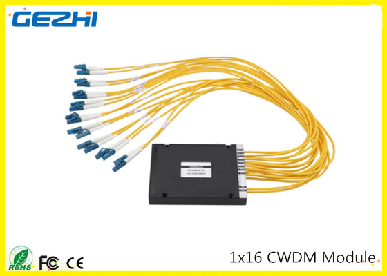 1x16CH CWDM Mux Demux Modülü 1260 - 1620nm LC Konnektör Çoklu Dalga Boyları