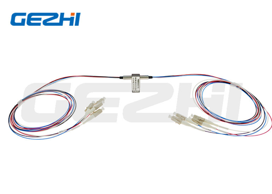 D2x2B Optik 5V Fiber Baypas Anahtarı Kilitlemeli / Kilitlemesiz Çift 2x2 Mekanik