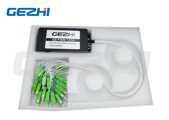 satın al Özelleştirilebilir Dalga Uzunluğu Fiber Optik Değiştiriciler 1x16 Çok Kanallı Tek Modlu Çok Modlu online manufacture