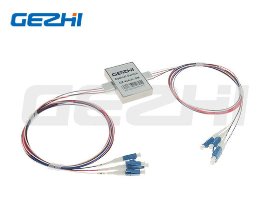 satın al 1260-1650nm dalga boyu düşük ekleme kaybı ve hızlı geçiş hızı ile 4x4 Fiber Optical Switch Çevrimiçi üretim