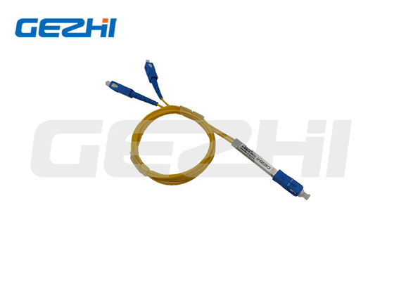 satın al SC FC LC ST Konnektörlü Paslanmaz Çelik Fiber Optik Bölücü 1x2 online manufacture