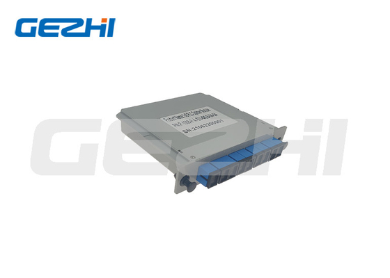 satın al G657A Fiber Optik PLC Bölücü 1x8 Kaset Kartı Takma Modülü online manufacture