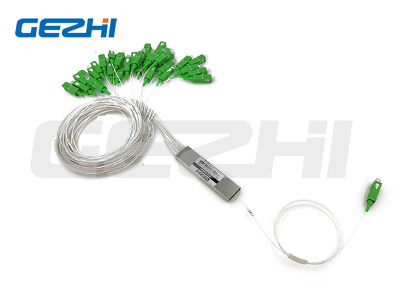 satın al FTTH için SC APC 1x32 Optik Bölücü Çelik Boru Tipi Fiber Optik Pasif Bileşenler online manufacture
