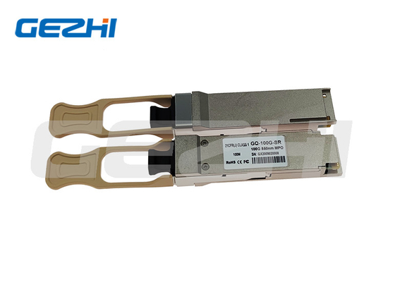 satın al 100gbase Qsfp28-100g Modülleri Dubleks Lc Mmf Alıcı-verici 100g Cfp/cfp2/cfp4 Sr4 850nm 100m online manufacture