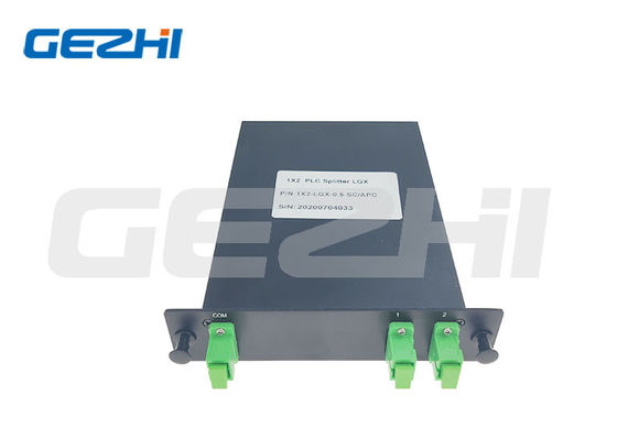 satın al 1x2 LGX Kutu Fiber Optik Ayırıcı SC/APC Konnektörlü FTTH FTTA Dağıtımı İçin Çevrimiçi üretim
