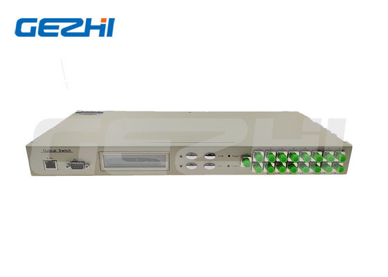 satın al 850~1650nm Dalga Boyu Güvenli İletişim için RS232 ve Ethernet Arayüzlü 1x16 Rackmount Optik Anahtar Çevrimiçi üretim