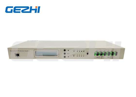 satın al 1U 1+1 OLP Optik Hat Koruma Sistemi, Yüksek Anahtarlama Hızı ve Güvenilir Fiber Hat Koruması için SC APC Konnektörlü Çevrimiçi üretim