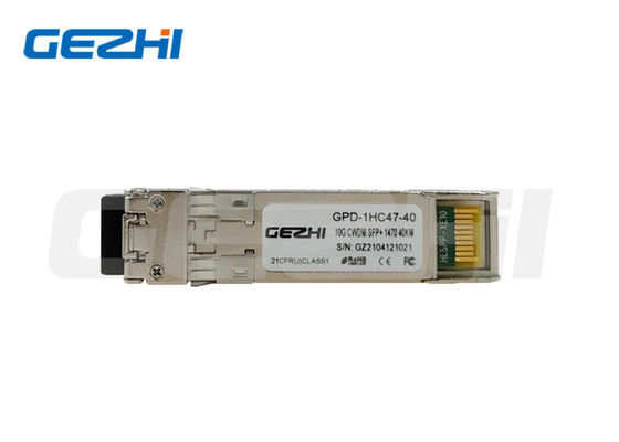 satın al Gigabit Ethernet Anahtarı için 10G Veri Hızı CWDM 1490nm 40KM SFP+ Alıcı-Verici Modülü Çevrimiçi üretim