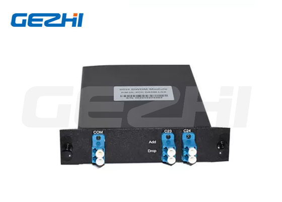satın al 100GHz FTTX 1310nm 2CH Optik Mux Demux OADM DWDM Ekle Düşük Modülü online manufacture
