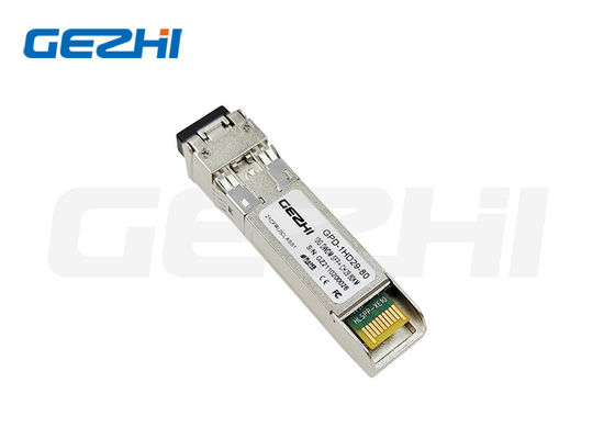 satın al 10G SFP + Optik Alıcı, 80km iletim mesafesine sahip Dijital Tanısal İzleme ve Ethernet Ağları için 10Gbps Veri Hızı Çevrimiçi üretim