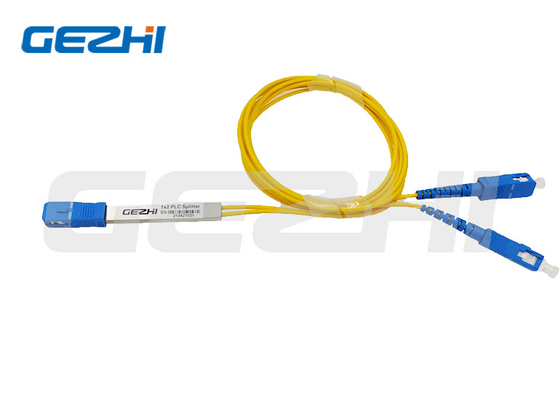satın al 1*2 Çelik boru tipi optik sinyal dağıtımı için fiber optik PLC bölücü online manufacture