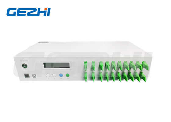 satın almak 256×256 Matrix İki Yönlü İletişim ve RS232 + Ethernet Kontrolü ile Rackmount MEMS Optical Switch Matrix Çevrimiçi üretim