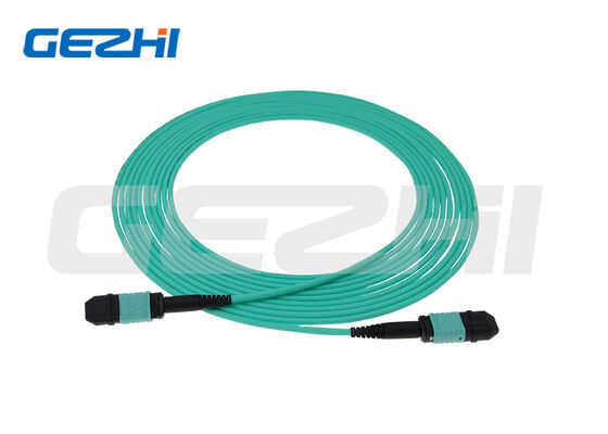 satın almak Yüksek Yoğunluklu Veri Merkezleri İçin 8F /12F /24F Fiber Sayısı ve MPO/MTP Konnektörlü MPO Patch Kablosu OM3 Çok Modlu 50/125µm Çevrimiçi üretim