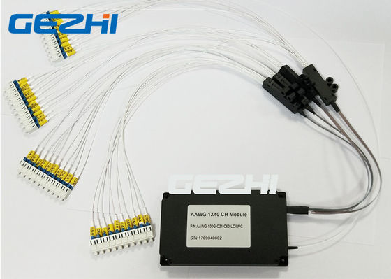 satın al 100GHz C60 1x40 CH AAWG Modülü DWDM Mux Demux online manufacture