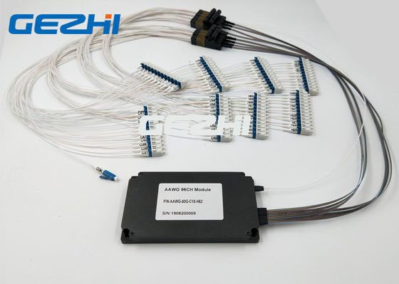 satın al LC PC Konektörü C15 50Ghz 96 Kanal AAWG DWDM Modülü online manufacture