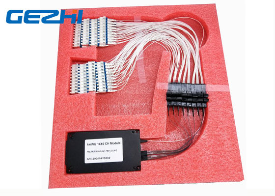 satın al 50GHz Gaussion 1x80CH AAWG Mux Demux Modülü online manufacture