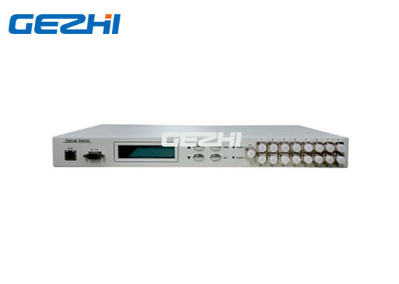 satın al 1U 19 İnç Raf Montajlı Çok Kanallı 1x16 Fiber Optik Anahtarlar online manufacture