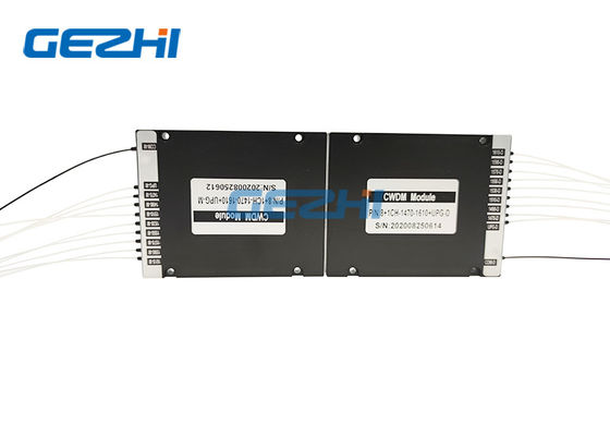 satın al 1610nm LC / UPC Konektörü 8 Kanallı CWDM Pasif Çoklayıcı online manufacture