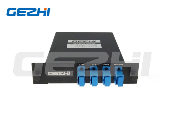 WDM1R GPON 1310/1490 XGS-PON 1270/1577nm Filtre WDM Çoklayıcı Kaset