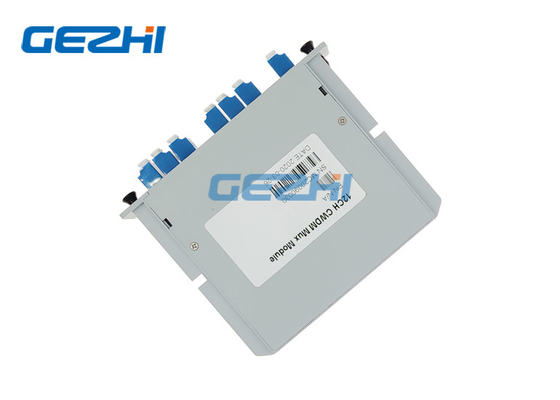 12CH MUX Fiber CWDM Modülü Düşük PDL LC UPC Konektörü Plastik Kaset