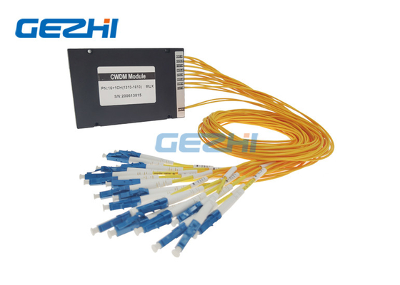 1x16 Optik Taşıma CWDM Modülü 1310 - 1610nm Dalga Boyu ABS Kutusu