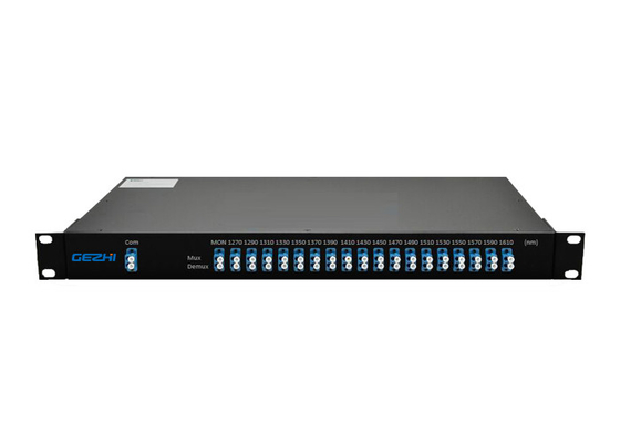 LC / SC / FC / ST Konnektörlü Pasif 18CH Çift Fiber CWDM Modülü