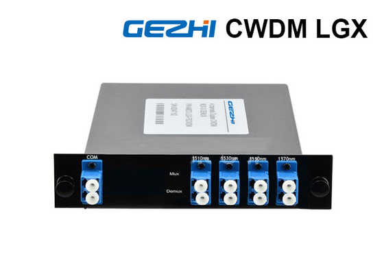 LGX Kaset Optik Çoklayıcı ve Çoğullama Çözücü 1510 - 1570nm Dalga Boyu