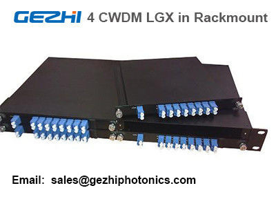 Pasif CWDM Mux Demux 8CH Modülü 4 adet LGX Kutusu 19
