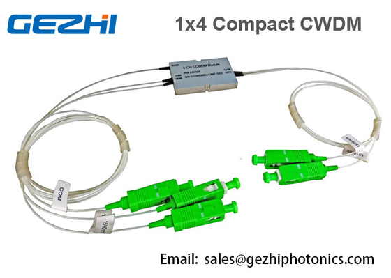 Pasif Optik Ağ için 1x4 CH Optik Kompakt CWDM Mux Demux Modülü
