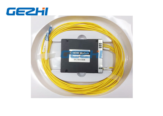 2CH 1370 / 1390nm + Yükseltme CWDM Modülü LC/UPC ABS Pigtailed Modülü