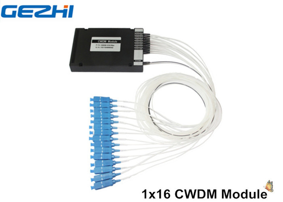 Pasif Cihaz 1 X 16 CWDM Mux Demux, WDM Ağı / CATV Sistemi için