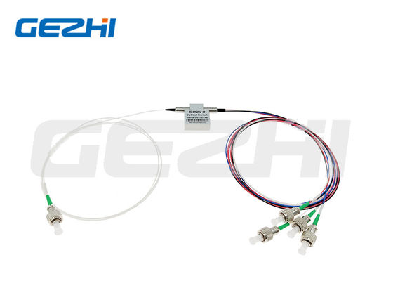 1x4T 1310nm Fiber Optik Anahtar, Hızlı Anahtarlama Süresi ve Latching veya Non-Latching Kontrolü