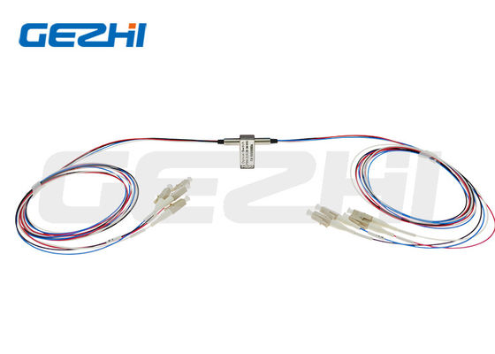 2x2 Portlu 5V Voltaj Kilitli/Kilitsiz Mekanik Optik Bypass Değiştiricisi Fiber Ağları için