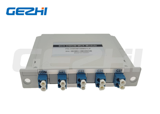 CATV için Yüksek Kalite 3 Yıl Garanti Fiber Optik 8 Kanal DWDM Mux/Demux Modülü
