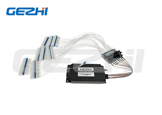 Metal kutulu 1x96 Kanal AAWG DWDM Modülü LC/UPC konnektörü