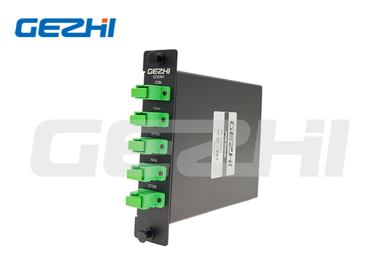 Düşük ekleme kaybı Filtre WDM GPON 1310/1490 XGS-PON 1270/1577 Video 1550 OTDR 1625nm WDM filtro wdm1r Modülü