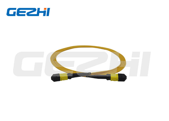 OS2 MPO Paket Yama Kablosu 12 Çekirdekli 8 Çekirdekli MPO-LC Fiber Optik Yama Kablosu