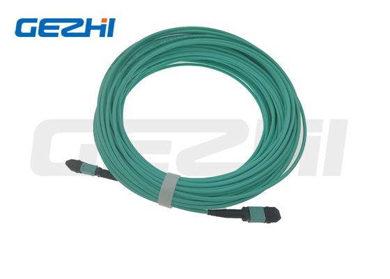 FTTH için LC MPO OM3 Fiber Optik Yama Kablosu Özelleştirilmiş Uzunluklar