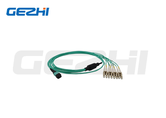 Düşük PDL Multimode Patch Kablosu MPO OM3 12 Fiber MPO Trunk Kablosu