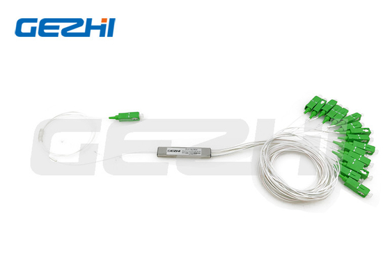 PON FTTH Ağ Fiber Optik Mini PLC Bölücü 1 * 16 SC APC Konnektörlü