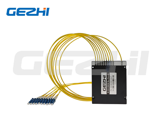 8CH DWDM modülü Çift Fiber DWDM çoklayıcılı 2'si 1 Arada Raf Pasif filtreler 1x8 Kanal ağları