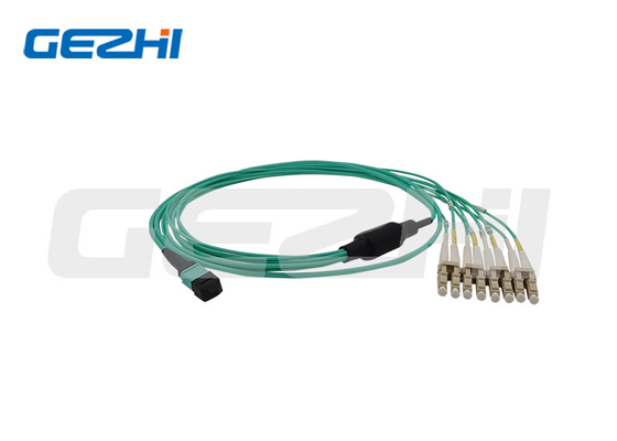 MPO - LC 8/12 Fiber OM3 50/125 Çok Modlu Fiber Optik Yama Kablosu Koparma Kablosu