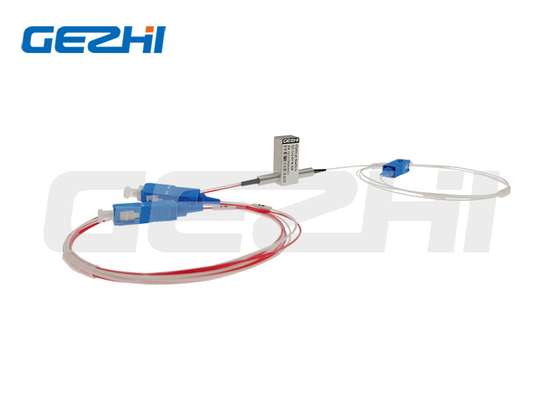 1X2 Mekanik optik anahtar 1310/ 1550nm SM 5V Mandalsız 0,5m konnektörlü/konnektörsüz