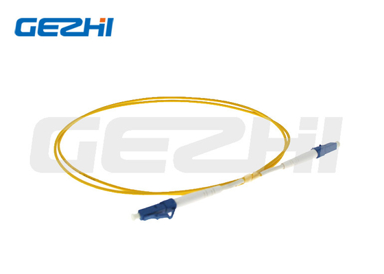 Ağ için LC/UPC'den LC/UPC'ye Tek Yönlü Fiber Optik Yama Kablosu PVC/LSZH