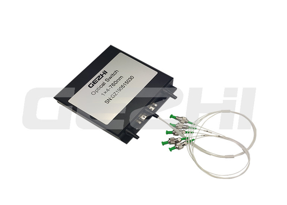 Yüksek Kanal İzolasyonu 1x4 Ethernet To Fiber Switch Mekanik Optik Değiştirici Modülü