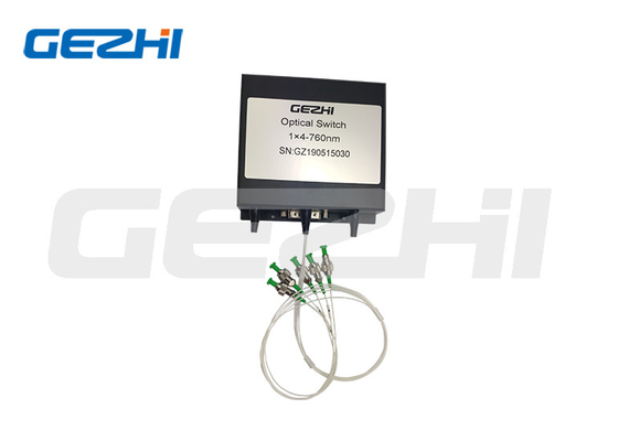 1x4 Fiber Optik Değiştirici Hızlı Değiştirme Zamanı Özel Uzunluklar