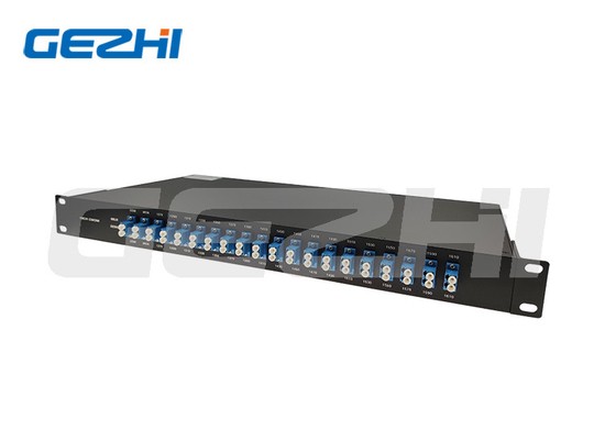 18CH CWDM Mux Demux Modülü 1270 - 1610nm LC/UPC 20nm Çoklayıcı